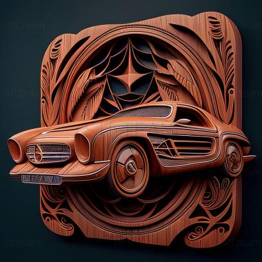 3D модель Mercedes Benz F100 (STL)